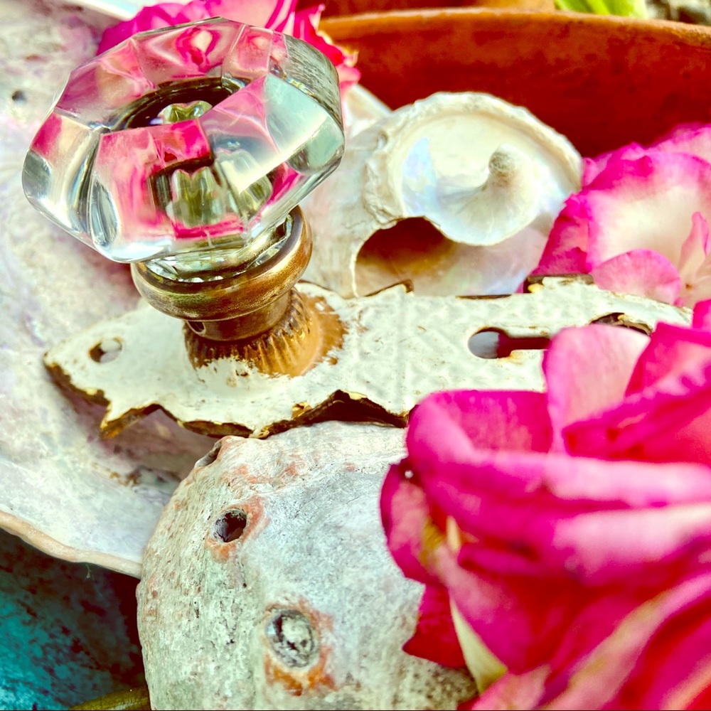 💎Beautiful Antique Victorian Crystal Door Knob